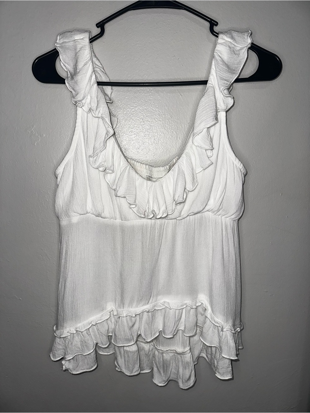 Hollister Scoop Neck Women's Tank Top - White